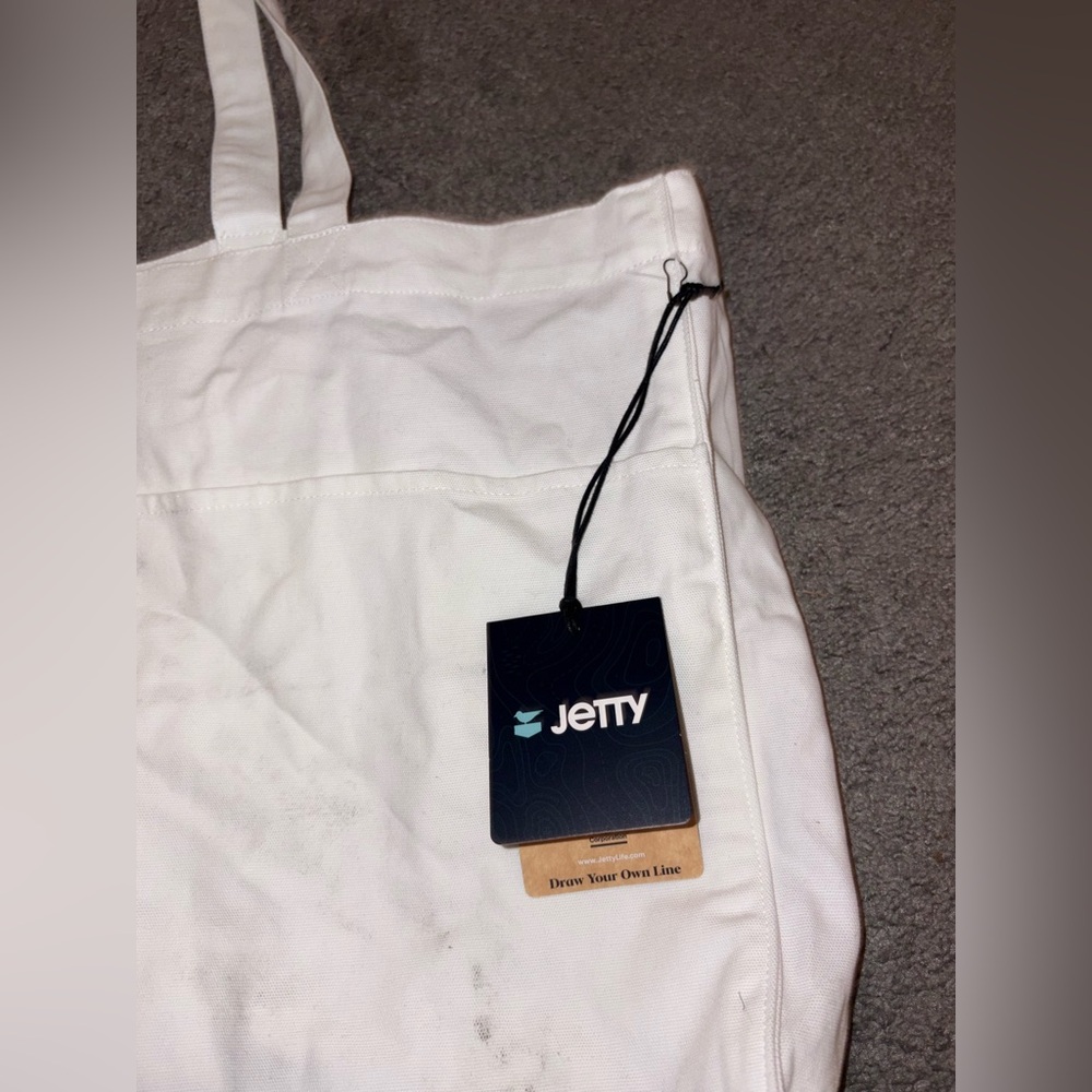 Jetty Canvas Pocket Tote Bag | Cream White | Brand New with Tags - Picture 6 of 6